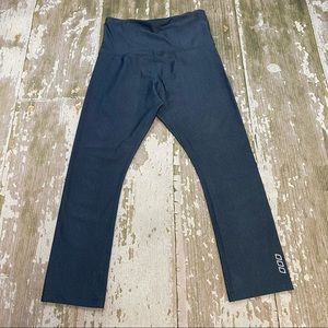 Lorna Jane Solid Navy Blue Leggings High Waist XXS